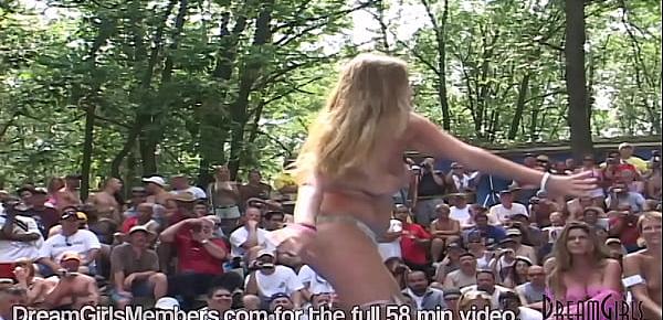  Wild Hotwife Bikini Contest At A Nudist Resort